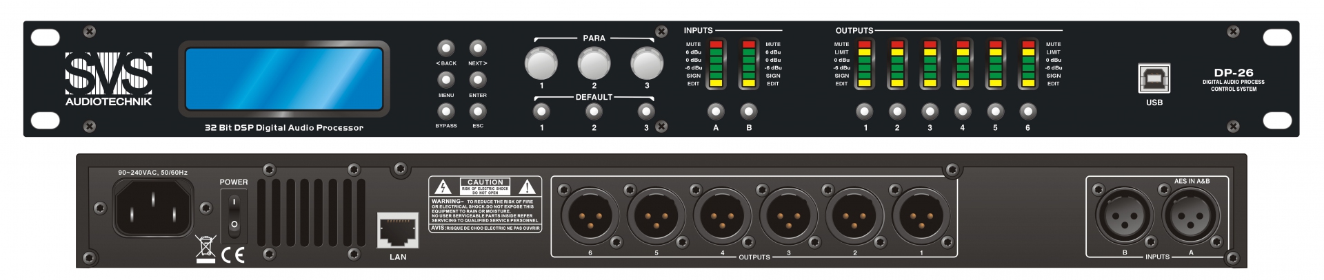 SVS Audiotechnik DP-26 Цифровой процессор: 2 входа 6 выходов в Межгорье