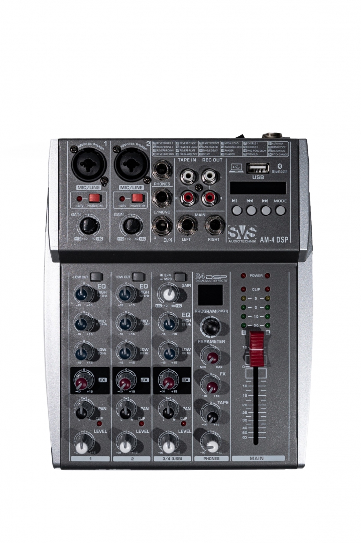 SVS Audiotechnik mixers AM-4 DSP Аналоговый микшерный пульт, 4-канала в Межгорье
