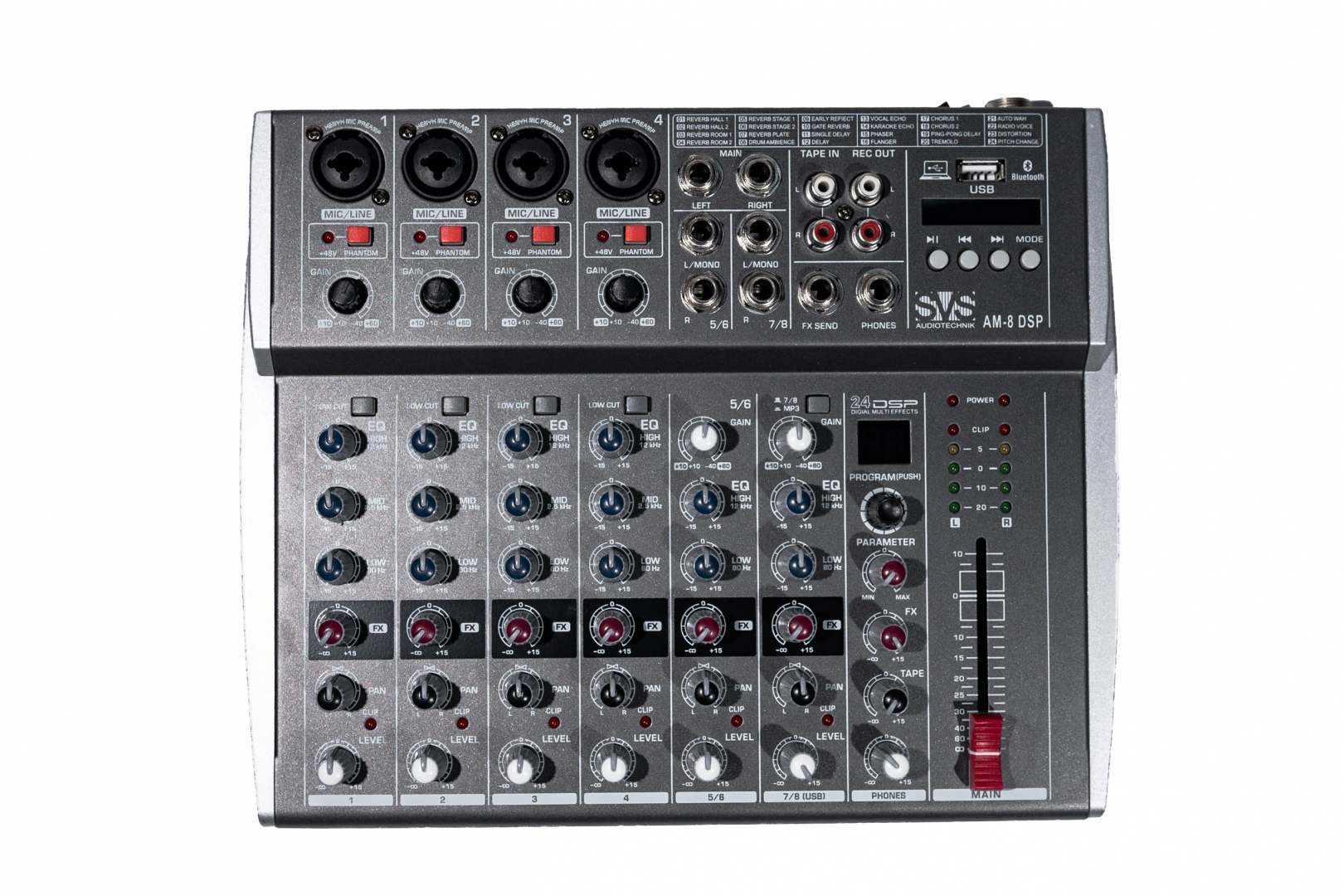 SVS Audiotechnik mixers AM-8 DSP Микшерный пульт аналоговый, 8-канальный в Межгорье